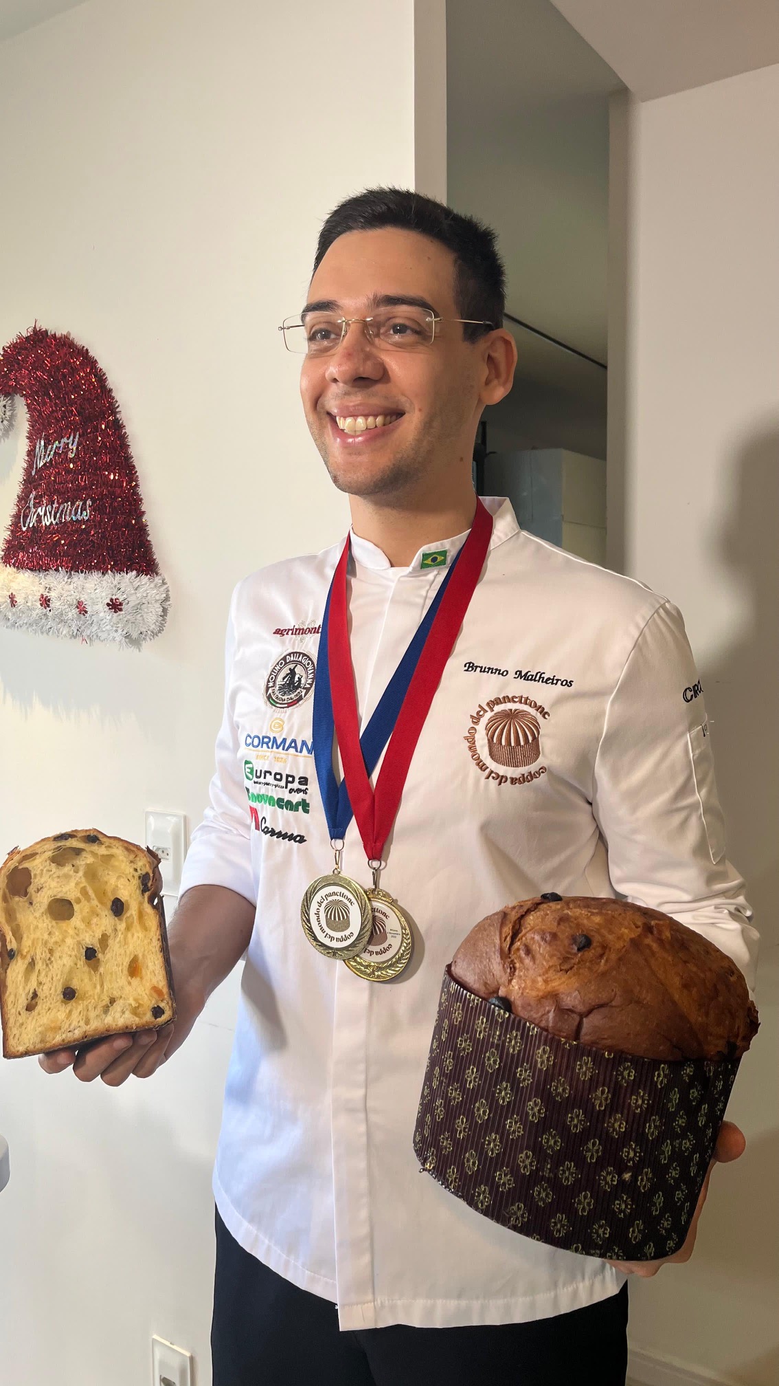 Cearense Brunno Malheiros lidera equipe brasileira que participa, pela primeira vez, da “Panettone World Championship” na Itália
